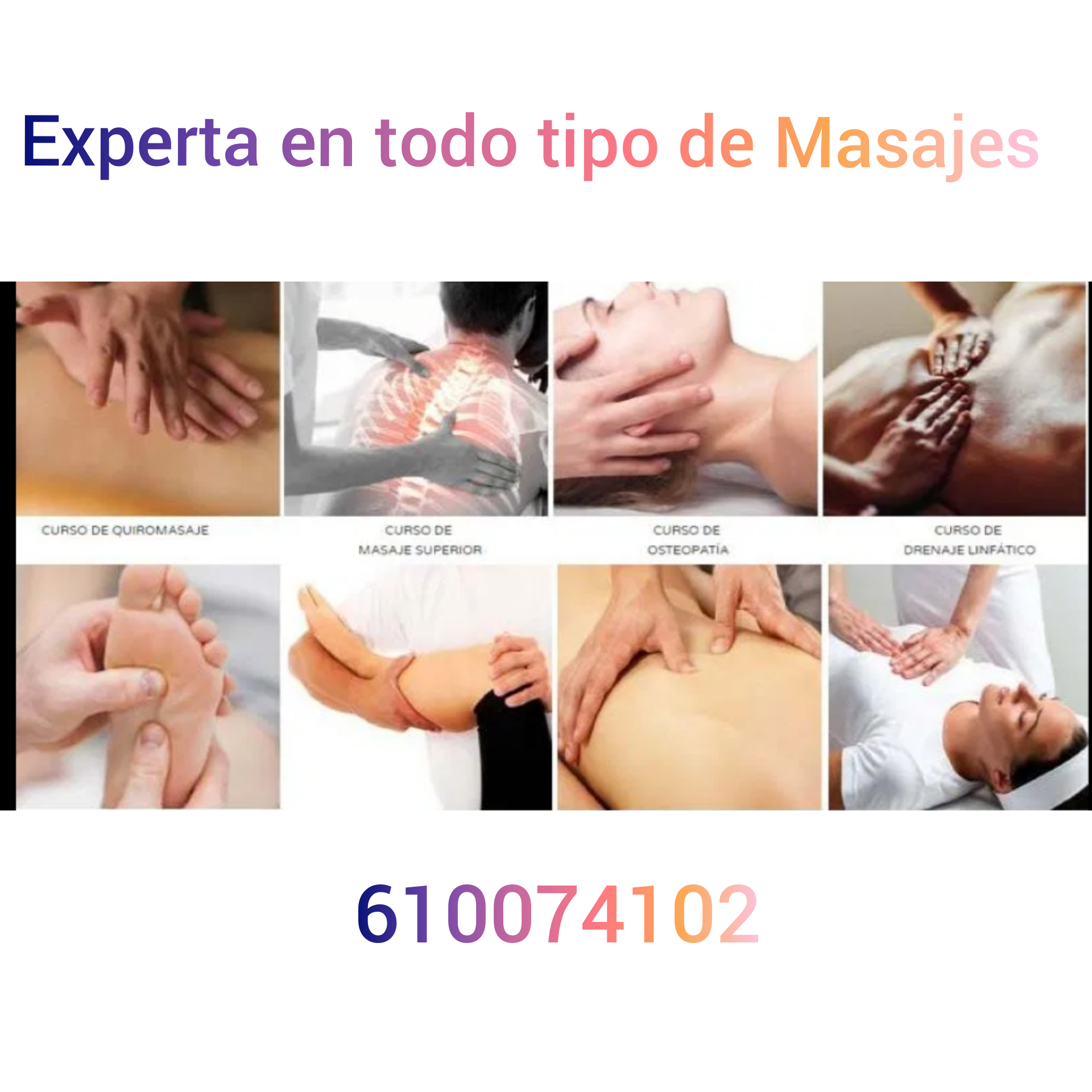 masajistas-terapeuticos madrid Experta en todo tipo de masajes 