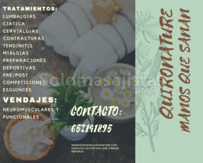 solomasajistas Masajistas Zaragoza Quiromasajista /tecnico deportivo 652141895