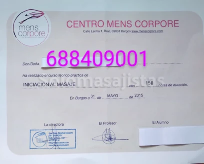 solomasajistas Masajes eróticos                    Burgos Maria masajista profecional 688409001