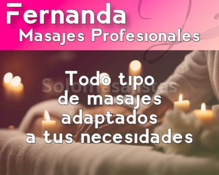 solomasajistas Masajes Terapéuticos                     masajista profesional llamame FERNANDA 645310091